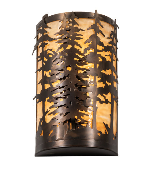Meyda Tiffany - 219377 - Two Light Wall Sconce - Tall Pines - Antique Copper