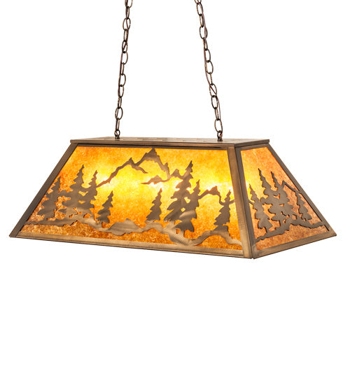 Meyda Tiffany - 219532 - Six Light Pendant - Mountain Range - Antique Copper