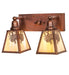 Meyda Tiffany - 219956 - Two Light Vanity - Winter Pine - Vintage Copper