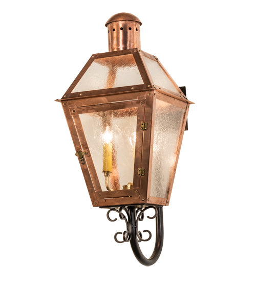 Meyda Tiffany - 220734 - LED Wall Sconce - Falmouth - Copper,Natural Brass