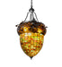 Meyda Tiffany - 220846 - Three Light Pendant - Greenbriar Oak