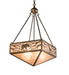 Meyda Tiffany - 223450 - Three Light Pendant - Lone Bear & Wolf - Antique Copper