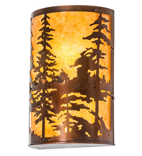 Meyda Tiffany - 224710 - Two Light Wall Sconce - Tall Pines - Vintage Copper