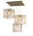 Meyda Tiffany - 227013 - LED Pendant - Pablo - Natural Brass