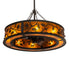 Meyda Tiffany - 227403 - Eight Light Chandel-Air - Oak Leaf & Acorn - Oil Rubbed Bronze