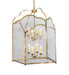 Meyda Tiffany - 227464 - Eight Light Pendant - Claudette - Brass Tint