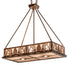 Meyda Tiffany - 227680 - Eight Light Pendant - Mountain Pine - Vintage Copper