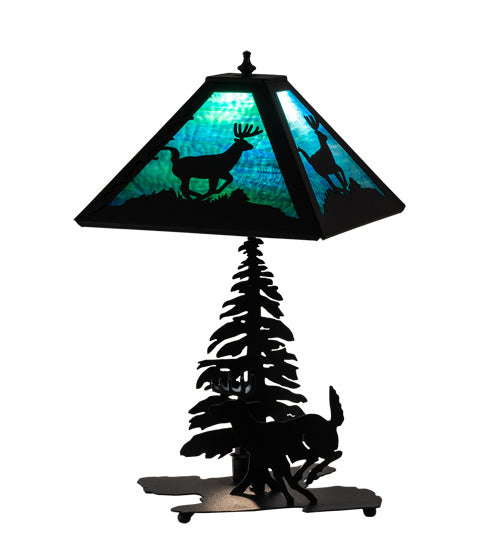 Meyda Tiffany - 228148 - Two Light Table Lamp - Lone Deer