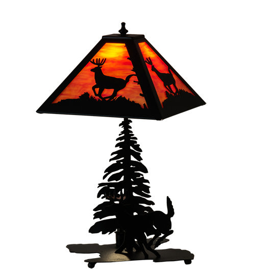 Meyda Tiffany - 228151 - Two Light Table Lamp - Lone Deer