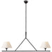 Visual Comfort - S 5405AI-L - Two Light Chandelier - Cesta - Aged Iron