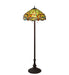 Meyda Tiffany - 229131 - Three Light Floor Lamp - Tiffany Hanginghead Dragonfly - Mahogany Bronze
