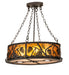 Meyda Tiffany - 229136 - Six Light Pendant - Winter Pine - Oil Rubbed Bronze