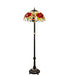 Meyda Tiffany - 230195 - Three Light Floor Lamp - Renaissance Rose