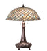 Meyda Tiffany - 230462 - Three Light Table Lamp - Tiffany Fishscale - Mahogany Bronze