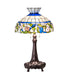 Meyda Tiffany - 230475 - Three Light Table Lamp - Rose Vine - Mahogany Bronze