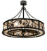 Meyda Tiffany - 230595 - LED Chandel-Air - Whispering Pines - Wrought Iron