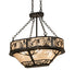 Meyda Tiffany - 230600 - Eight Light Pendant - Whispering Pines - Wrought Iron