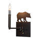 Meyda Tiffany - 231171 - One Light Swing Arm Wall Sconce - Lone Bear - Mahogany Bronze