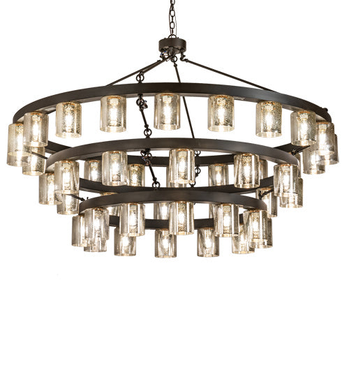 Meyda Tiffany - 231475 - LED Chandelier - Loxley - Oil Rubbed Bronze
