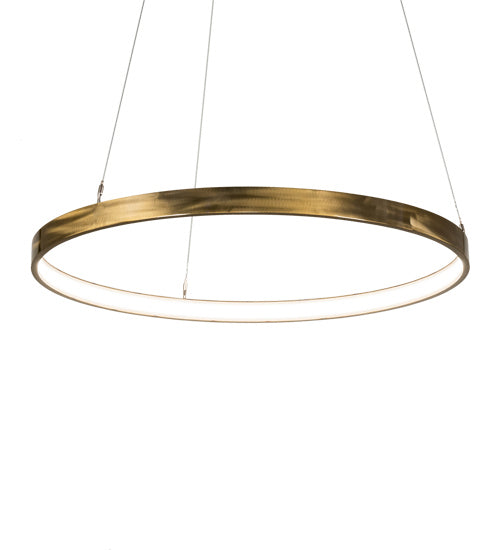 Meyda Tiffany - 231755 - LED Pendant - Anillo Halo - Brass Tint