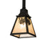 Meyda Tiffany - 232555 - One Light Pendant - Winter Pine - Wrought Iron