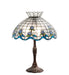 Meyda Tiffany - 232793 - Three Light Table Lamp - Roseborder - Mahogany Bronze