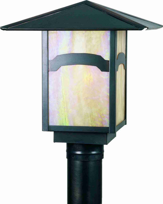 Meyda Tiffany - 38710 - One Light Post Mount - Seneca - Craftsman Brown