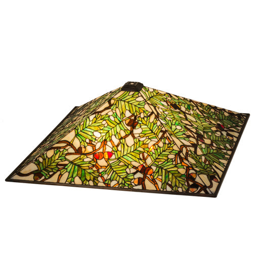 Meyda Tiffany - 69966 - Shade - Acorn & Oak Leaf - Tarnished Copper