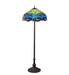 Meyda Tiffany - 70021 - Three Light Floor Lamp - Tiffany Hanginghead Dragonfly - Mahogany Bronze