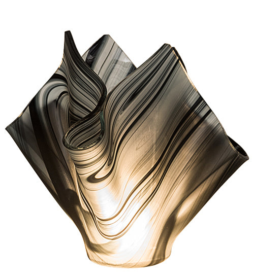 Meyda Tiffany - 70169 - Shade - Handkerchief - Noir Swirl(Black)
