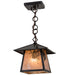 Meyda Tiffany - 92344 - One Light Pendant - Stillwater - Craftsman Brown