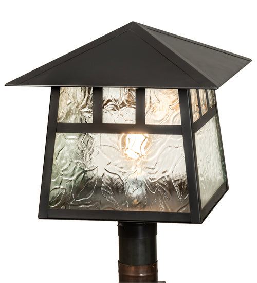 Meyda Tiffany - 92776 - One Light Post Mount - Stillwater - Craftsman Brown