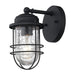 Golden - 9808-OWS NB-SD - One Light Outdoor Wall Sconce - Seaport - Natural Black (UV)