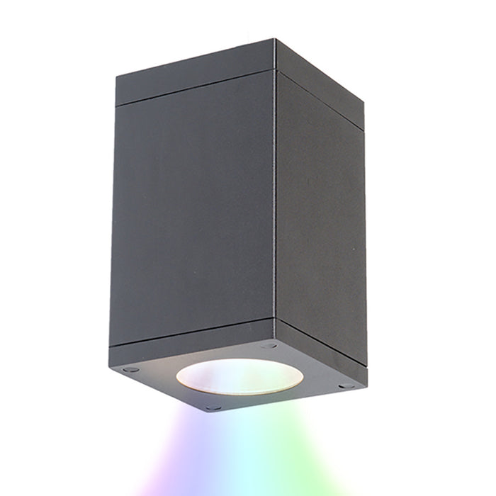 W.A.C. Lighting - DC-CD05-F-CC-GH - LED Flush Mount - Cube Arch - GRAPHITE