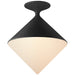 Visual Comfort - ARN 4355BLK-WG - LED Flush Mount - Sarnen - Matte Black