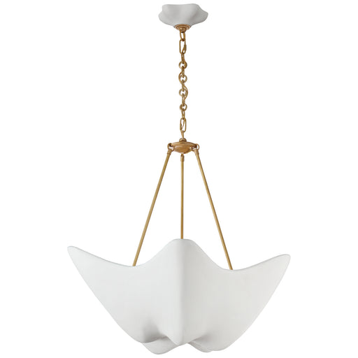 Visual Comfort - ARN 5428HAB-PW - Five Light Chandelier - Cosima - Hand-Rubbed Antique Brass