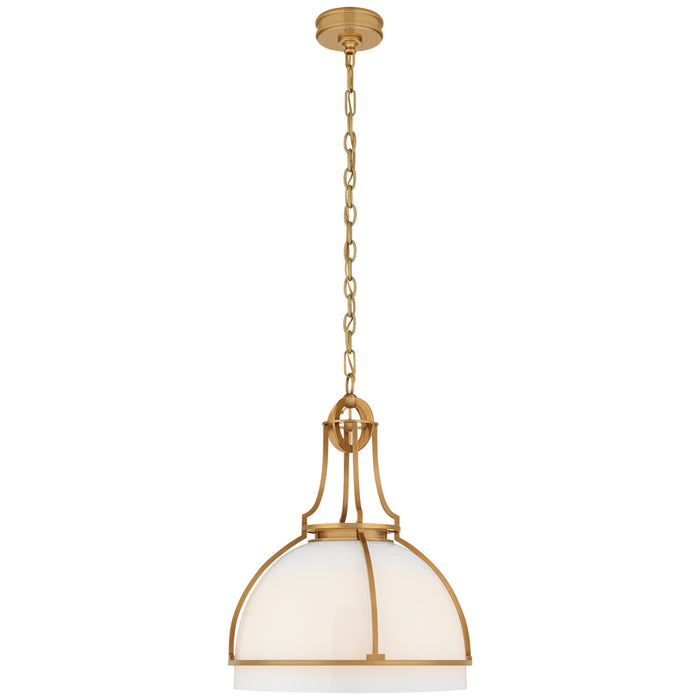 Visual Comfort - CHC 5482AB-WG - LED Pendant - Gracie - Antique-Burnished Brass