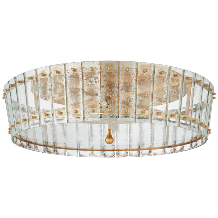 Visual Comfort - S 4652HAB-AM - Four Light Flush Mount - Cadence - Hand-Rubbed Antique Brass