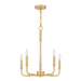 Quoizel - ABR5018AB - Five Light Chandelier - Abner - Aged Brass