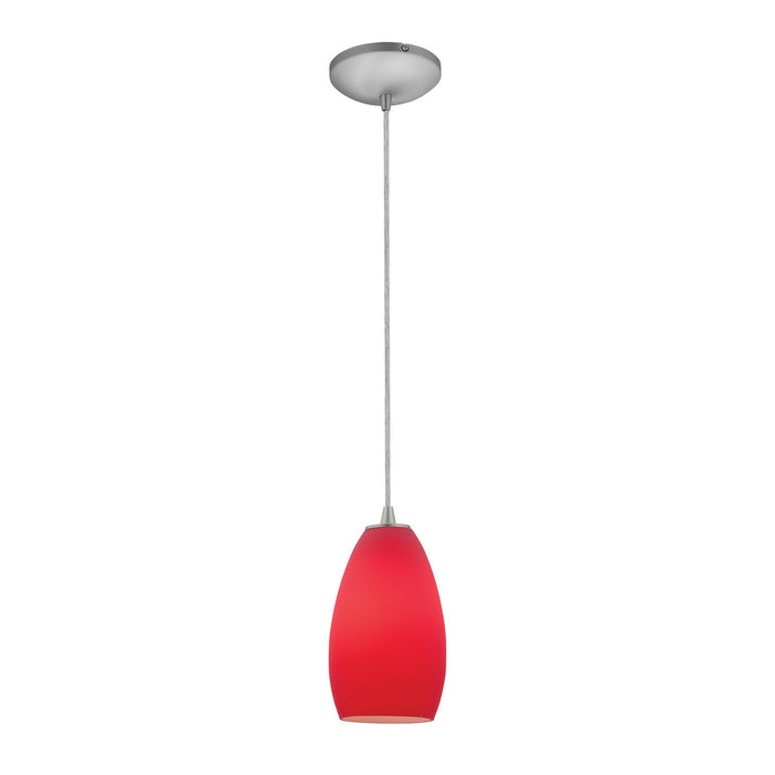 Access - 28012-3C-BS/RED - LED Pendant - Champagne - Brushed Steel