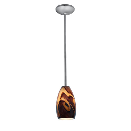 Access - 28012-3R-BS/ICA - LED Pendant - Champagne - Brushed Steel