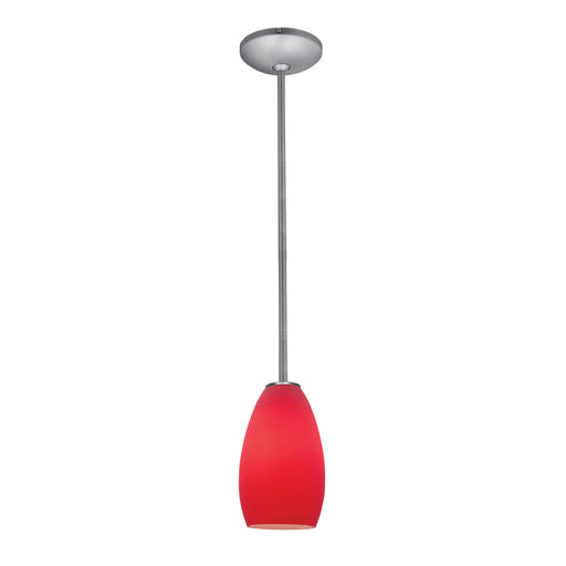 Access - 28012-3R-BS/RED - LED Pendant - Champagne - Brushed Steel