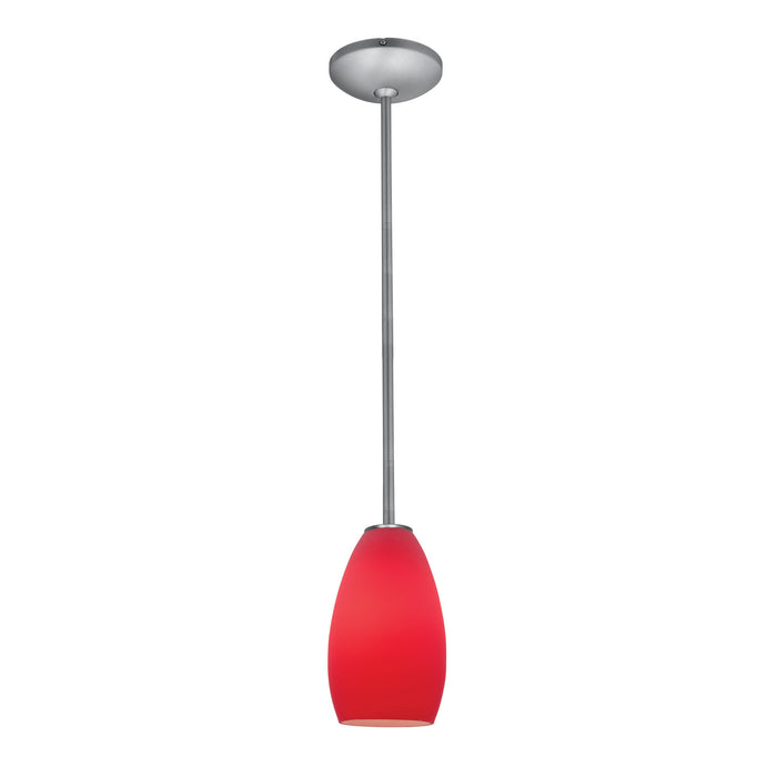 Access - 28012-3R-BS/RED - LED Pendant - Champagne - Brushed Steel