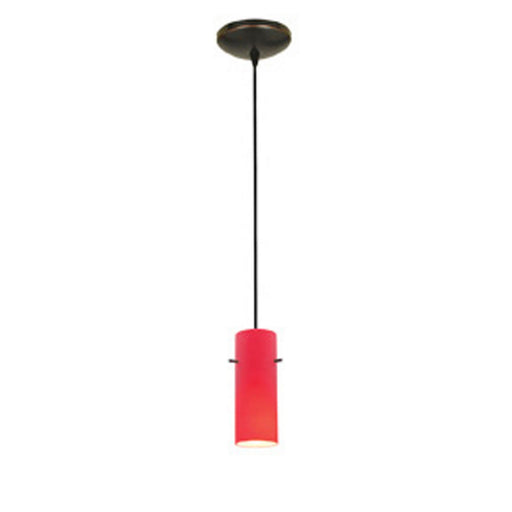 Access - 28030-3C-ORB/RED - LED Pendant - Cylinder - Oil Rubbed Bronze