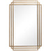 Uttermost - 09688 - Mirror - Amherst - Brushed Gold With Silver Highlights