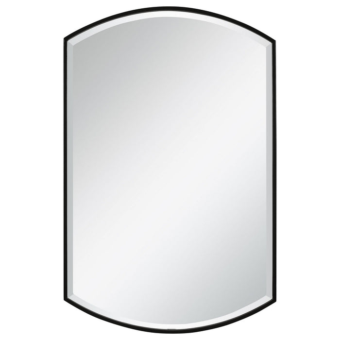 Uttermost - 09705 - Mirror - Shield - Satin Black