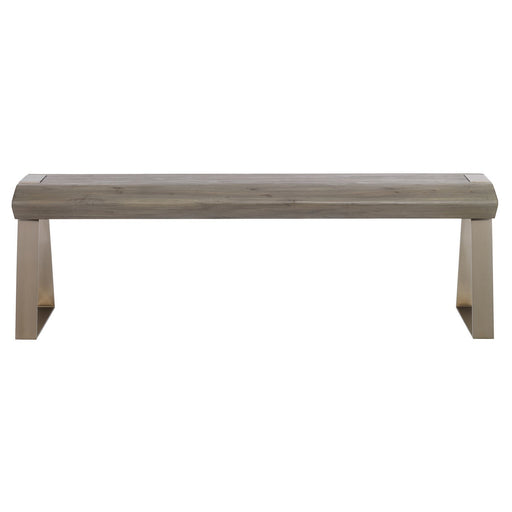 Uttermost - 25118 - Bench - Acai - Brushed Pewter