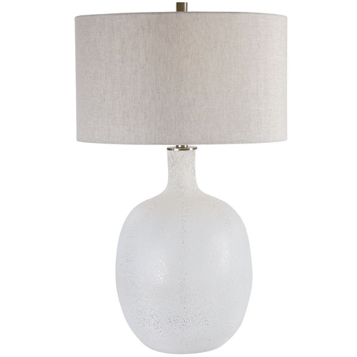 Uttermost - 28469-1 - One Light Table Lamp - Whiteout - Brushed Nickel