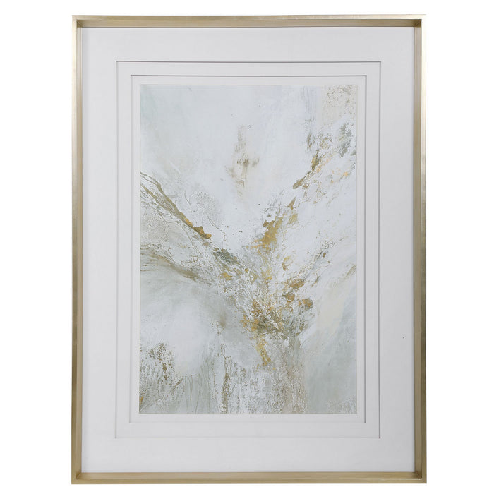 Uttermost - 41626 - Framed Abstract Print - Ethos - Silver Leaf