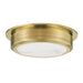 Hudson Valley - 8014-AGB - LED Flush Mount - Greenport - Aged Brass